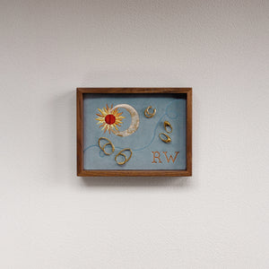 Small Monogrammed Personalised Jewellery Tray