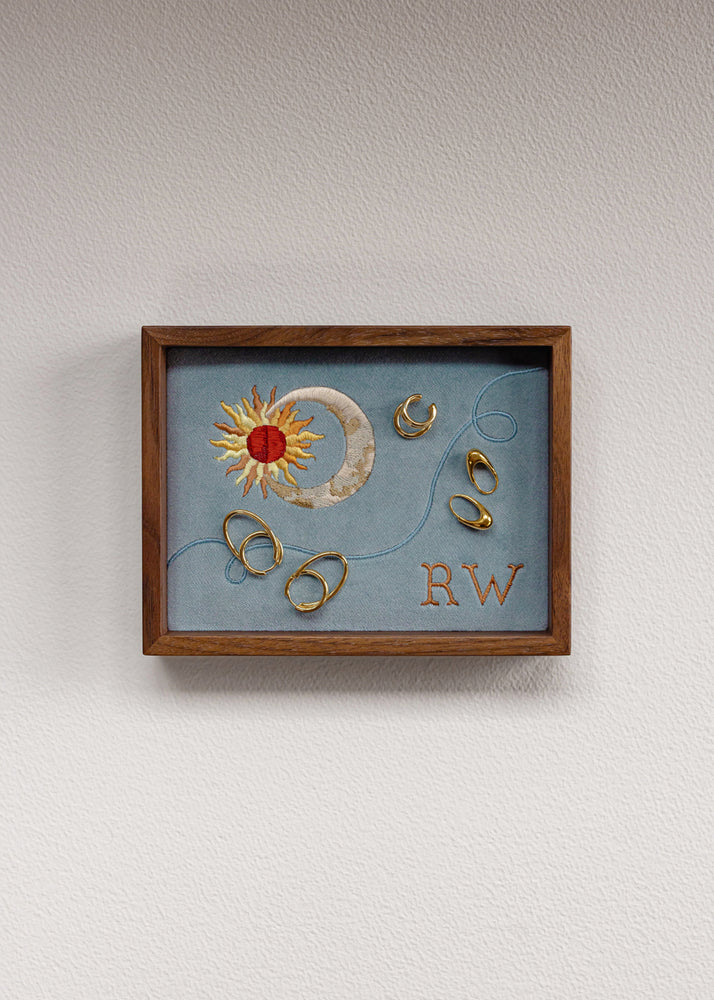 Small Monogrammed Personalised Jewellery Tray