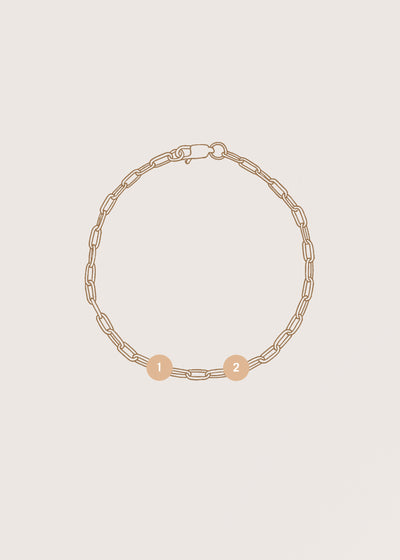 Diamond Charm Bracelet (Made To Order)