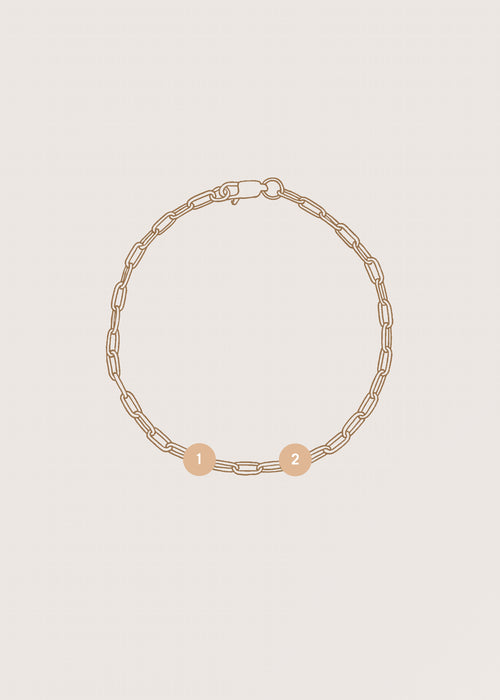 Diamond Charm Bracelet (Made To Order)