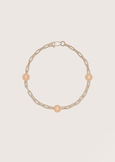 Diamond Charm Bracelet (Made To Order)