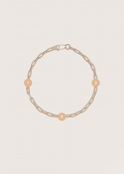 Diamond Charm Bracelet (Made To Order)