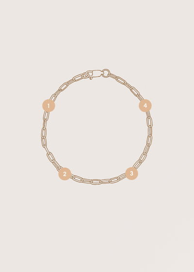 Diamond Charm Bracelet (Made To Order)