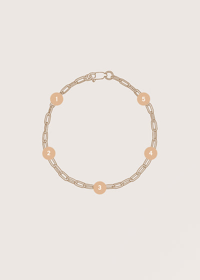 Diamond Charm Bracelet (Made To Order)