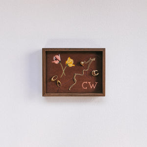 Small Monogrammed Personalised Jewellery Tray