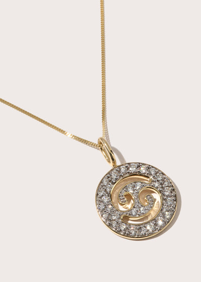 Diamond Zodiac Pendant