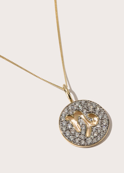 Diamond Zodiac Pendant