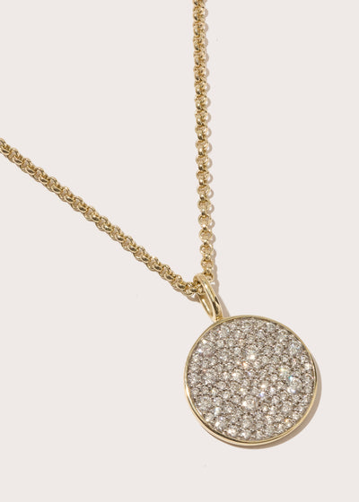 Diamond Disc Pendant
