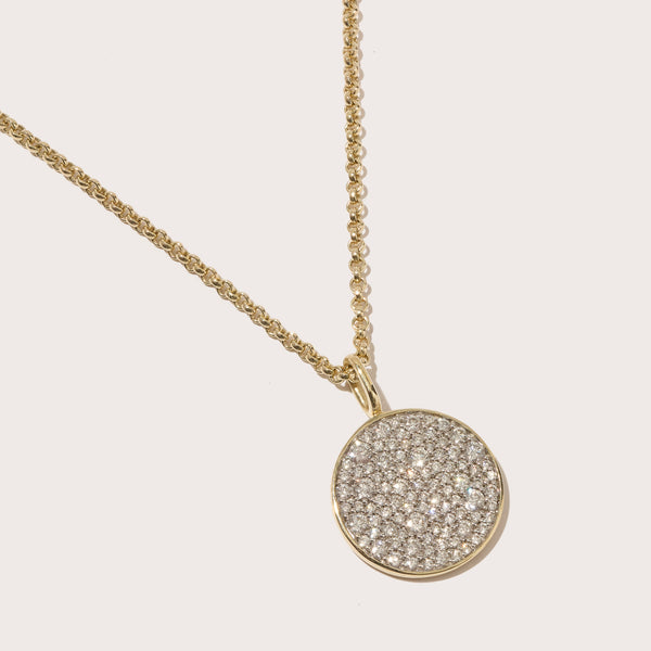 Diamond Disc Pendant