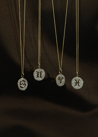 Diamond Zodiac Pendant