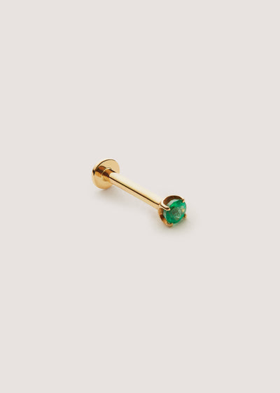 Emerald Threaded Stud