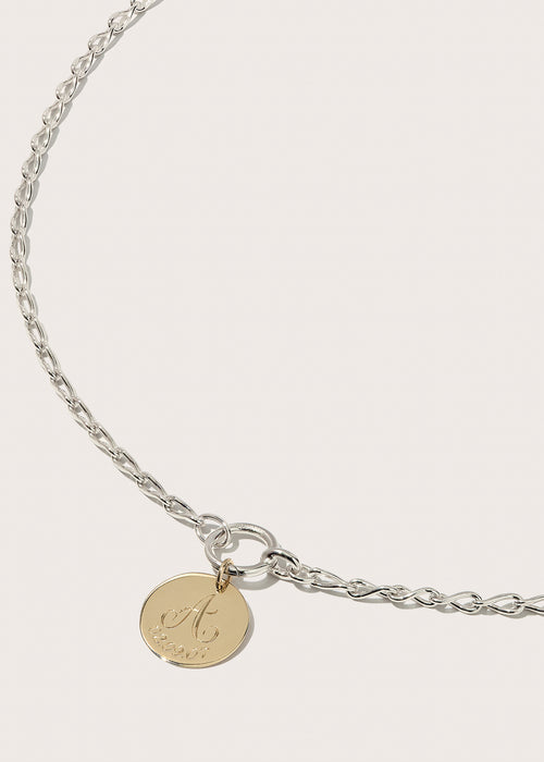Engraved Disc Eternal Necklace
