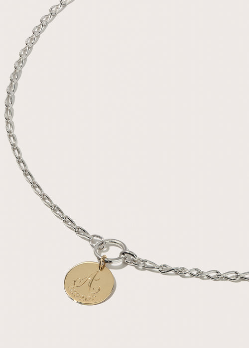 Engraved Disc Eternal Necklace