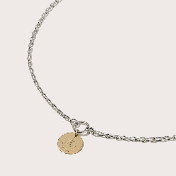 Engraved Disc Eternal Necklace