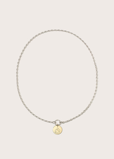 Engraved Disc Eternal Necklace