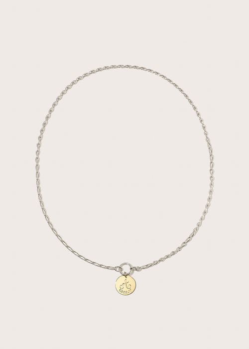 Engraved Disc Eternal Necklace