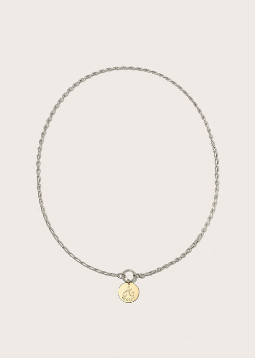 Engraved Disc Eternal Necklace