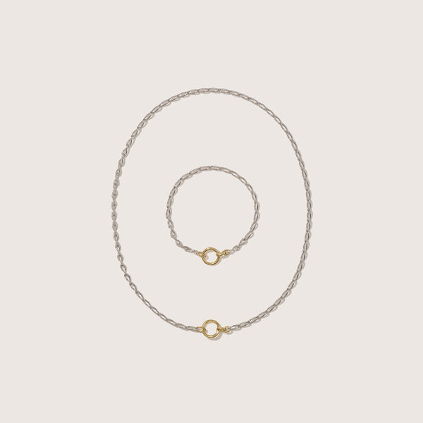 Eternal Link Up Necklace & Bracelet Set