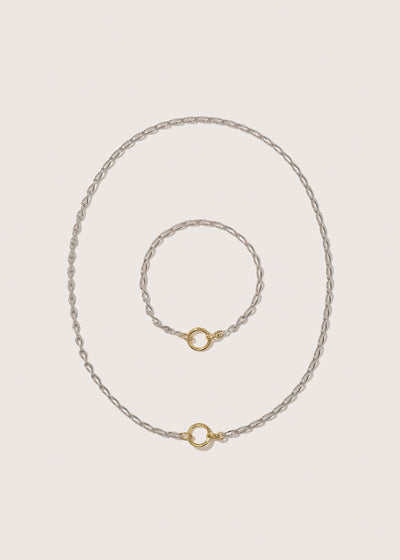 Eternal Link Up Necklace & Bracelet Set