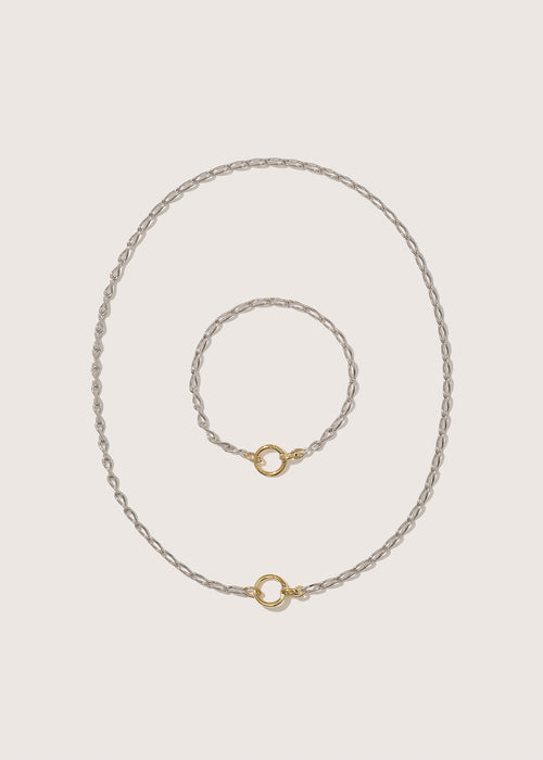 Eternal Link Up Necklace & Bracelet Set