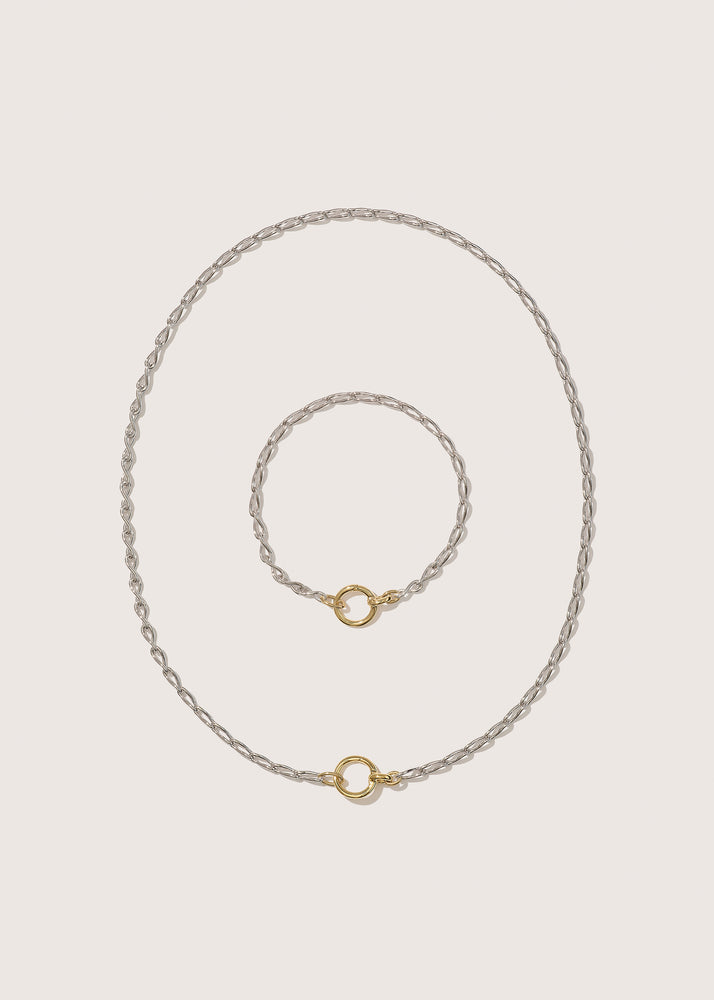 Eternal Link Up Necklace & Bracelet Set