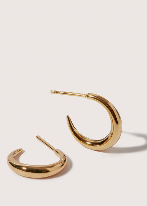 Graduated Hoops Otiumberg 14 karat Gold Vermeil Graduated Hoop Earrings