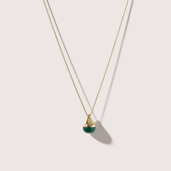 Stilla Green Onyx Necklace