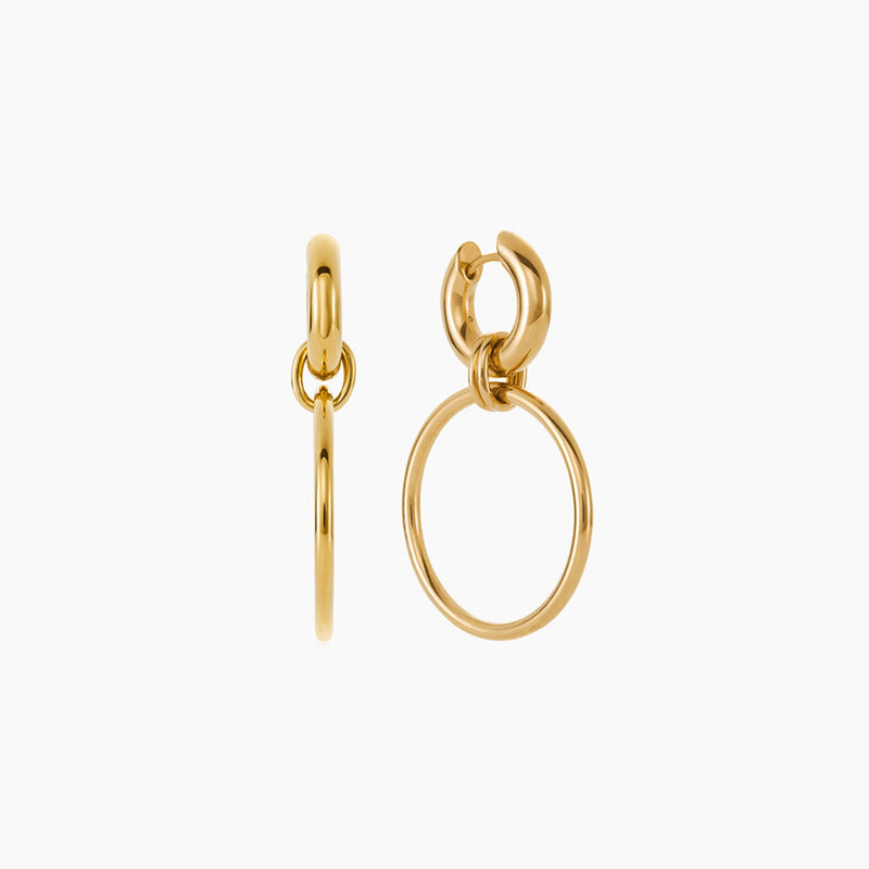 Laguna Hoops | Gold Hoop Earrings | Otiumberg Jewellery