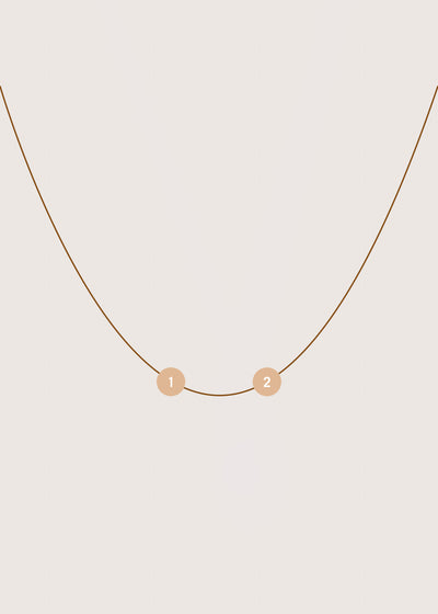 Personalised Tiny Diamond Tag Necklace (Made To Order)