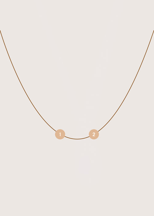 Personalised Tiny Diamond Tag Necklace (Made To Order)