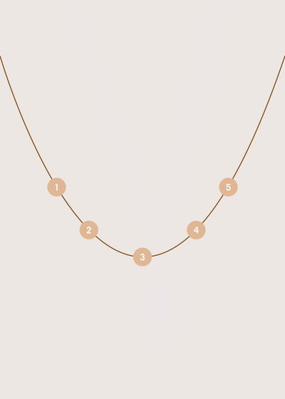 Personalised Tiny Diamond Tag Necklace