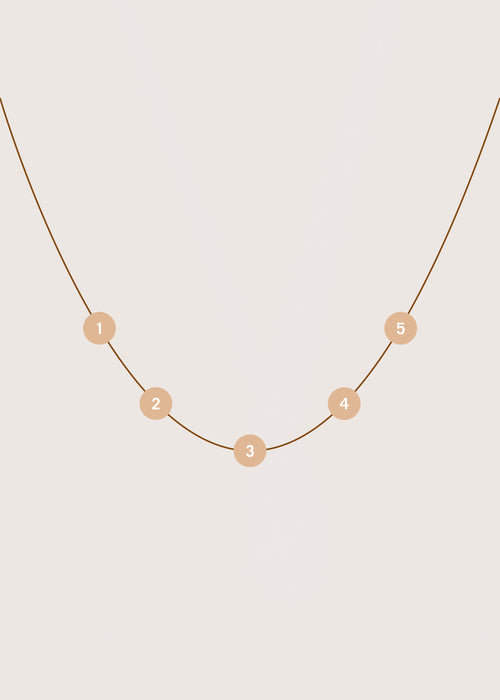 Personalised Tiny Diamond Tag Necklace