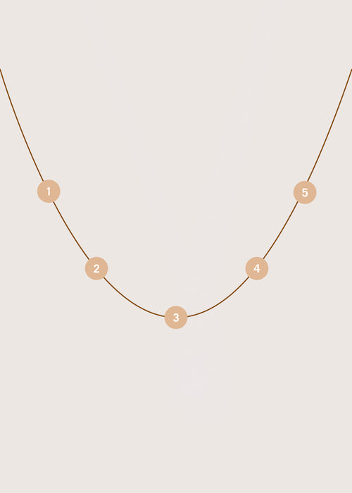 Personalised Initial Diamond Necklace