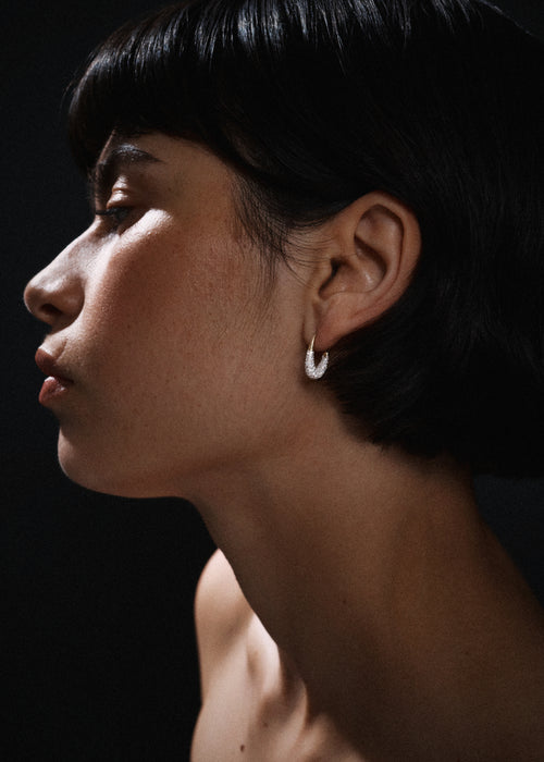 Diamond Roscida Drop Earrings