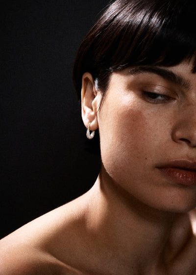 Diamond Roscida Drop Earrings