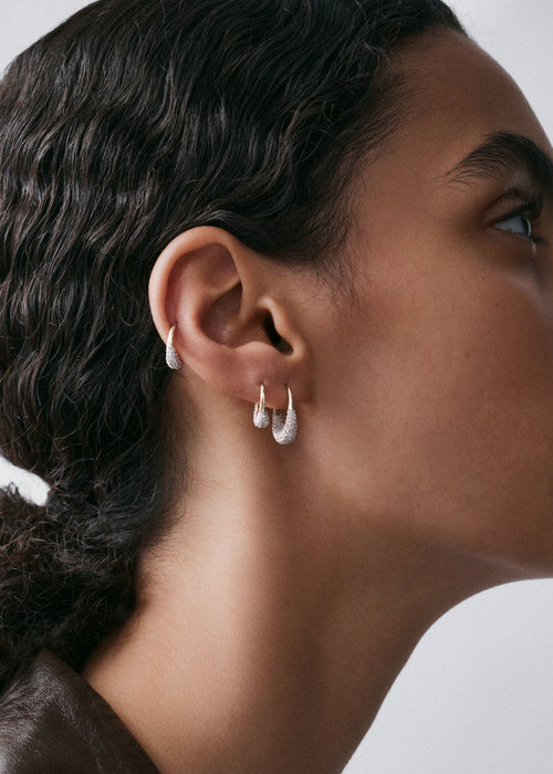 Diamond Roscida Drop Earrings