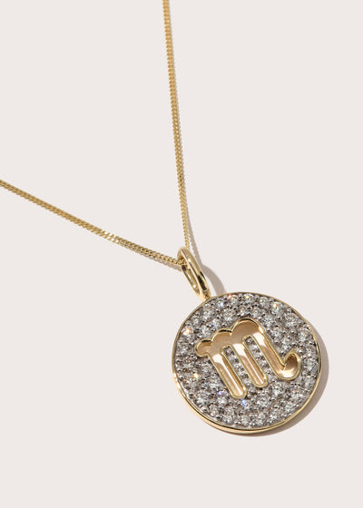 Diamond Zodiac Pendant