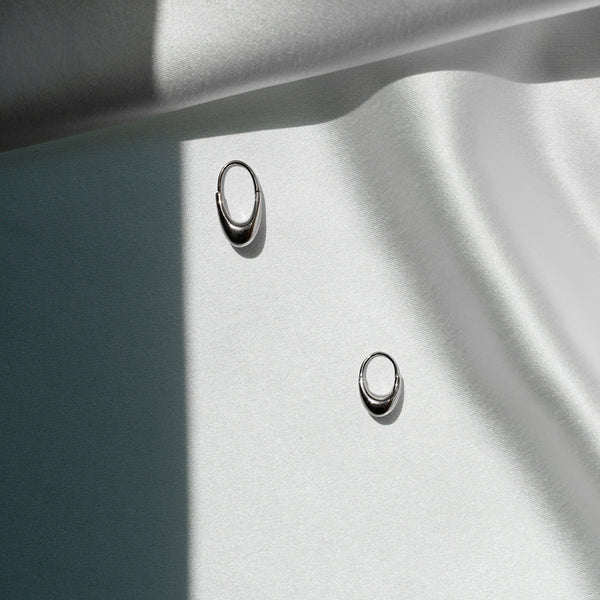 Roscida Drop Hoops Set