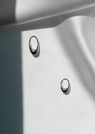 Roscida Drop Hoops Set