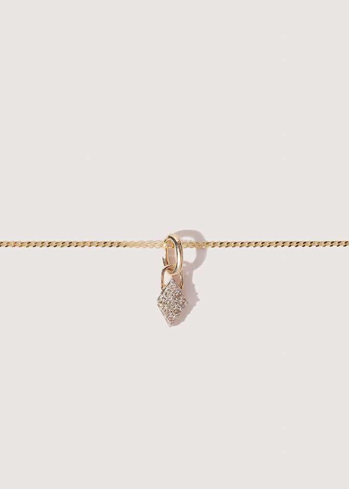 Tiny Diamond Kite Pendant