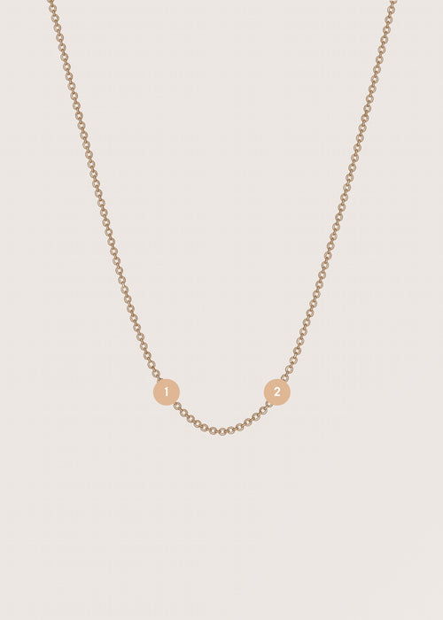 Personalised Tiny Diamond Tag Necklace (Made To Order)