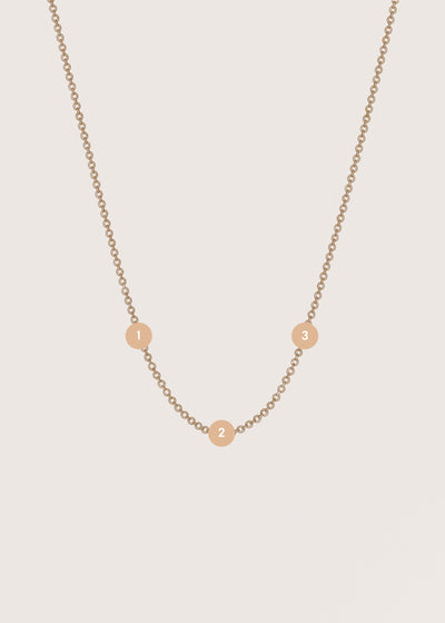 Personalised Tiny Diamond Tag Necklace (Made To Order)