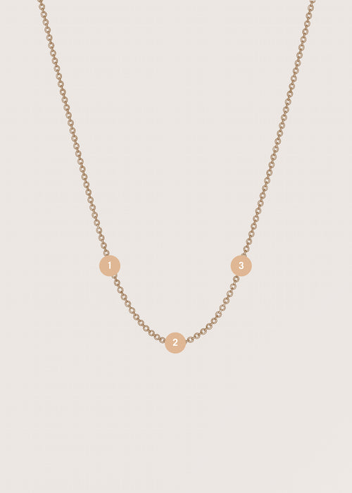 Personalised Tiny Diamond Tag Necklace (Made To Order)