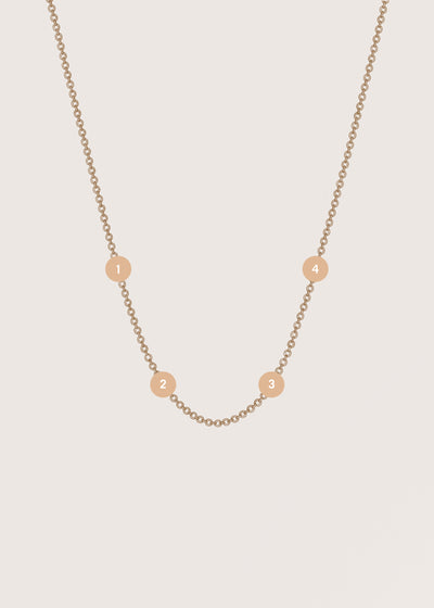 Personalised Tiny Diamond Tag Necklace (Made To Order)