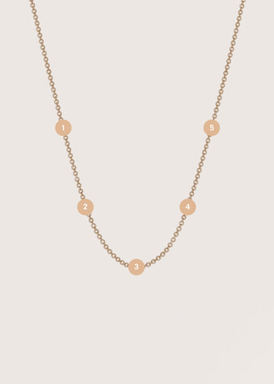 Personalised Tiny Diamond Tag Necklace (Made To Order)