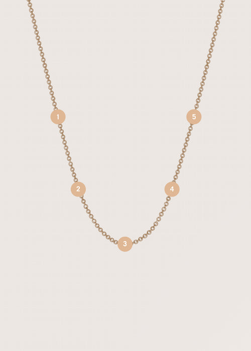 Personalised Tiny Diamond Tag Necklace (Made To Order)