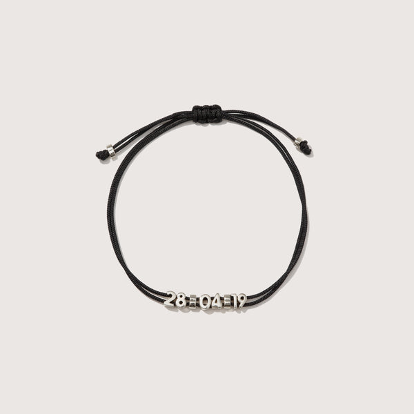 Totem Date Cord Bracelet (Made to Order)