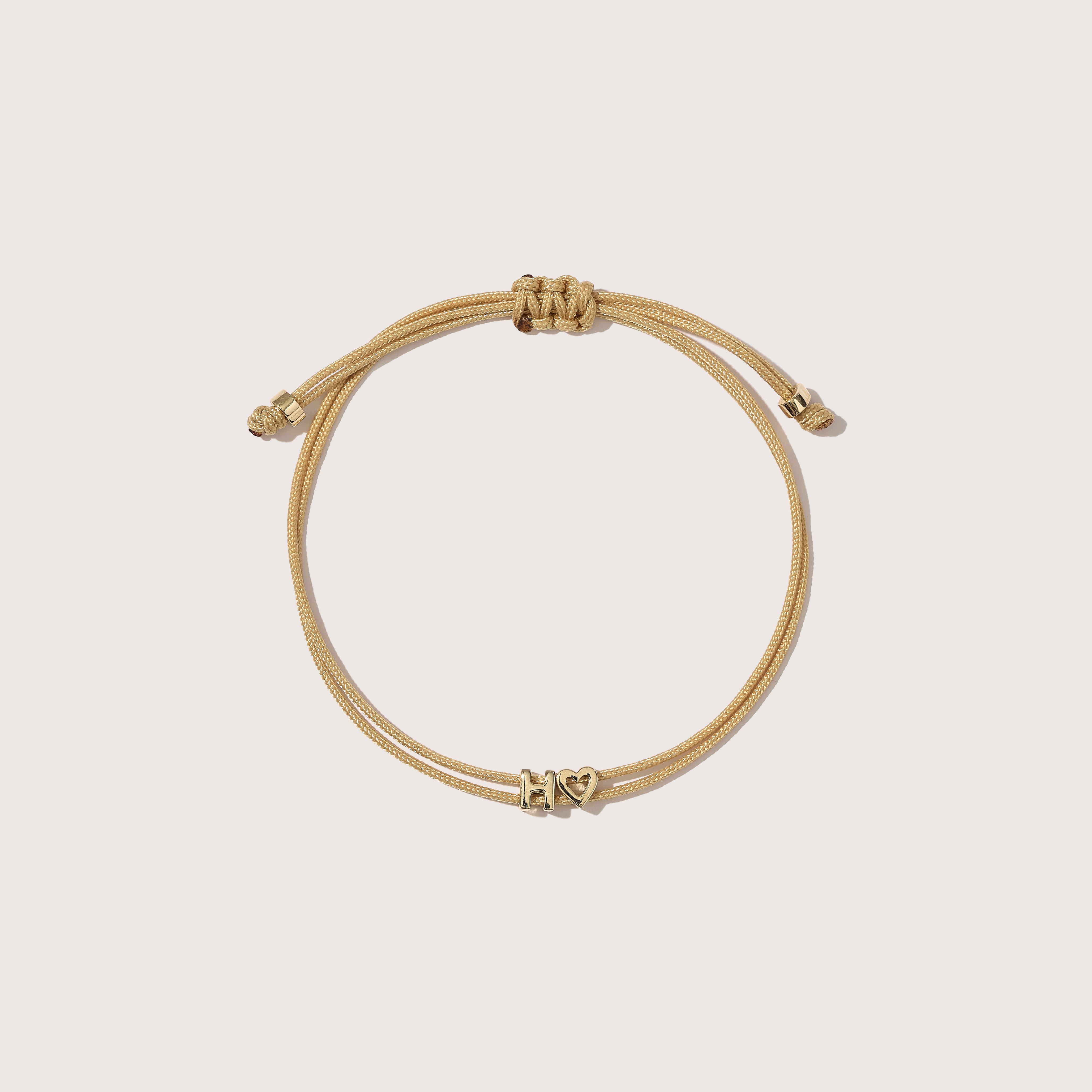 Totem Name Gold Cord Bracelet (Made To Order)