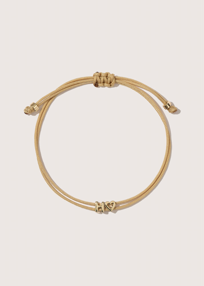 Totem Name Gold Cord Bracelet (Made To Order)