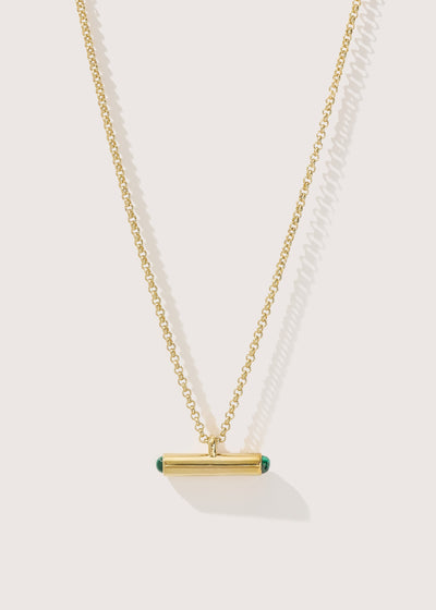 Vestige Malachite Toggle Necklace